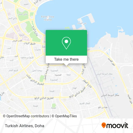 Turkish Airlines map