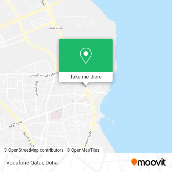 Vodafone Qatar map