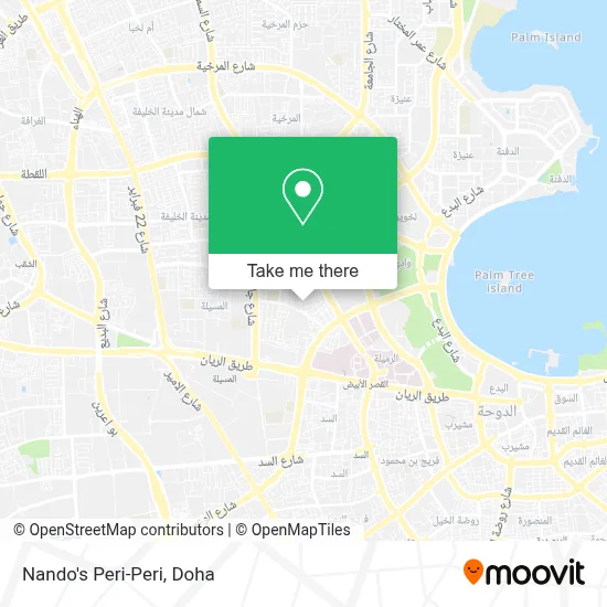 Nando's Peri-Peri map