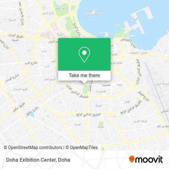 Doha Exibition Center map