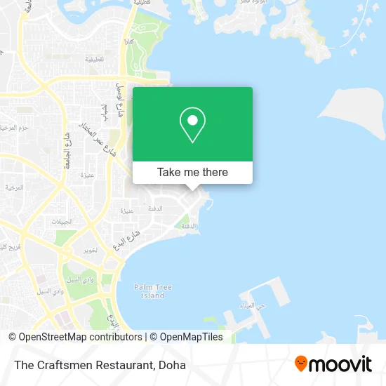 The Craftsmen Restaurant map