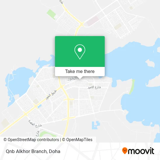 Qnb Alkhor Branch map