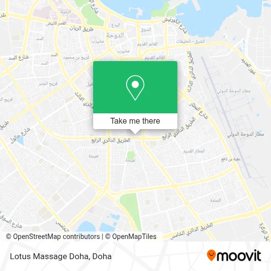 Lotus Massage Doha map