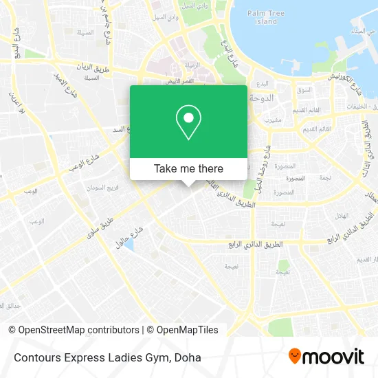 Contours Express Ladies Gym map