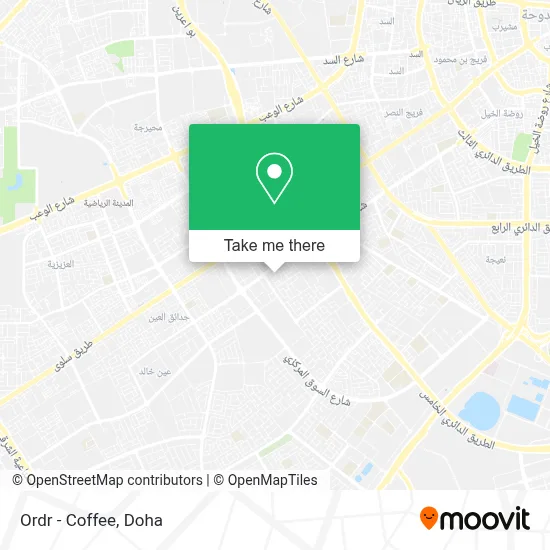 Ordr - Coffee map