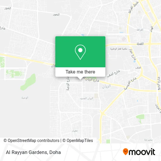 Al Rayyan Gardens map
