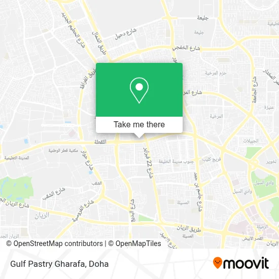 Gulf Pastry Gharafa map