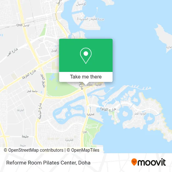 Reforme Room Pilates Center map