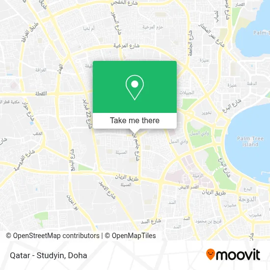 Qatar - Studyin map
