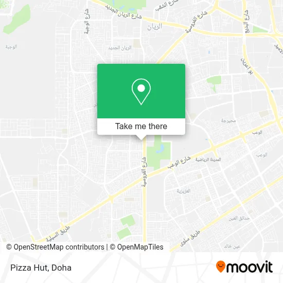 Pizza Hut map