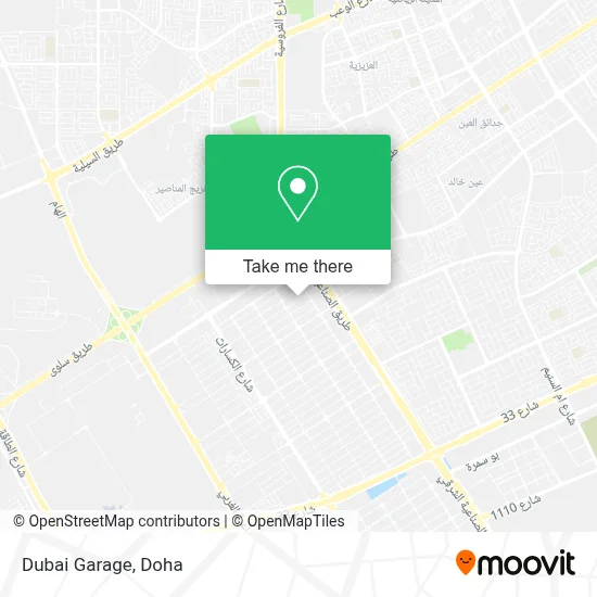 Dubai Garage map