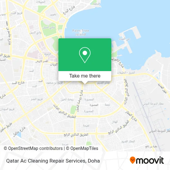 Qatar Ac Cleaning Repair Services map