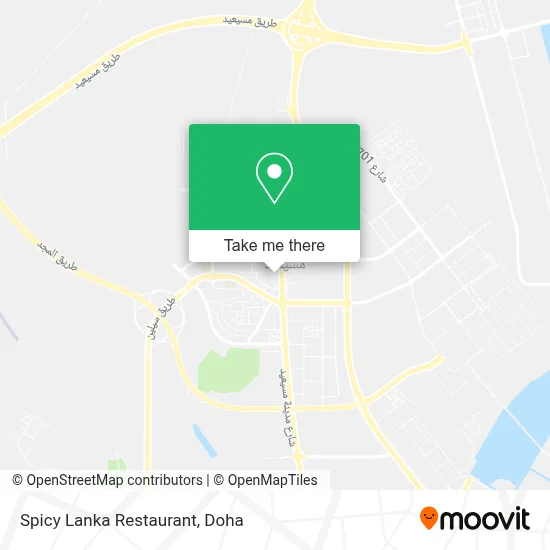 Spicy Lanka Restaurant map