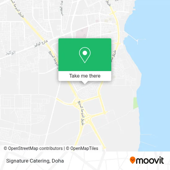 Signature Catering map