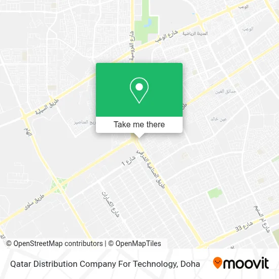 Qatar Distribution Company For Technology map