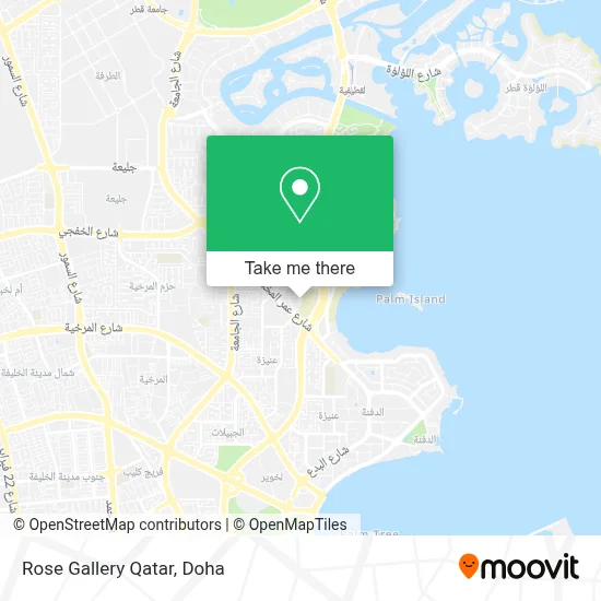 Rose Gallery Qatar map