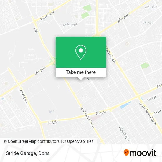 Stride Garage map