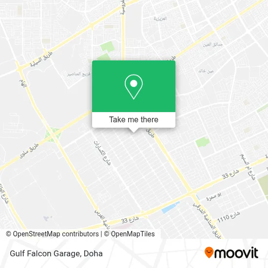 Gulf Falcon Garage map