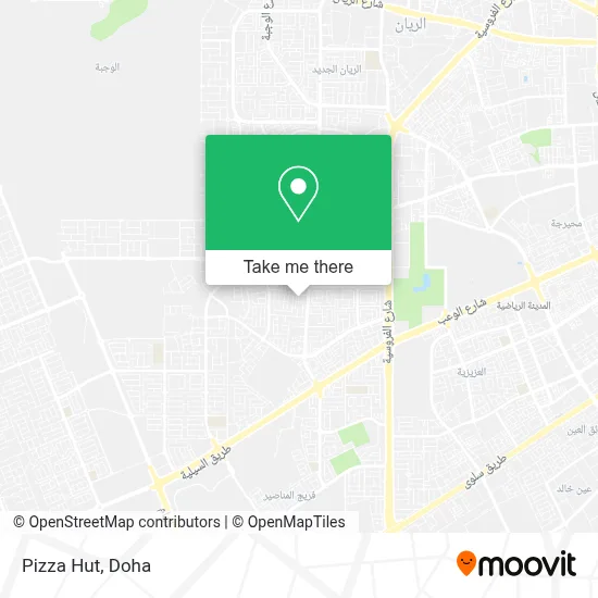 Pizza Hut map