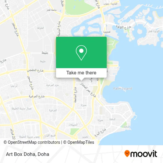 Art Box Doha map