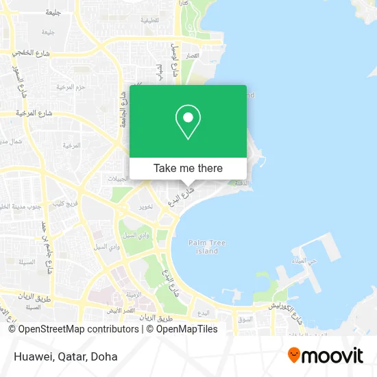 Huawei, Qatar map