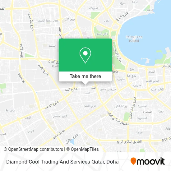 Diamond Cool Trading And Services Qatar map