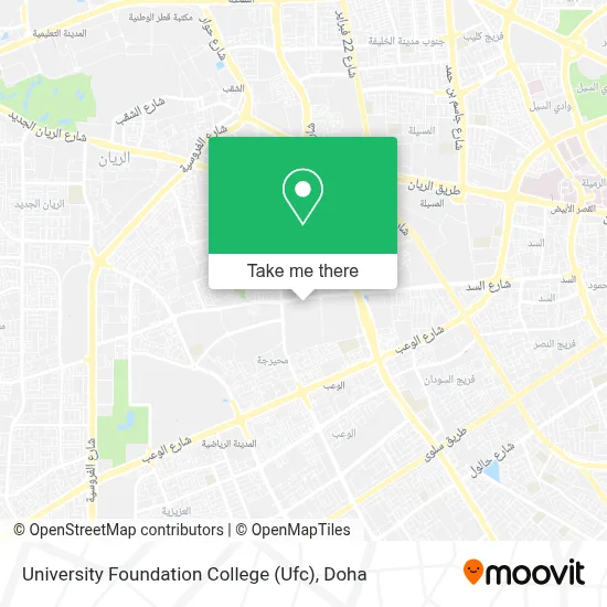 University Foundation College (Ufc) map