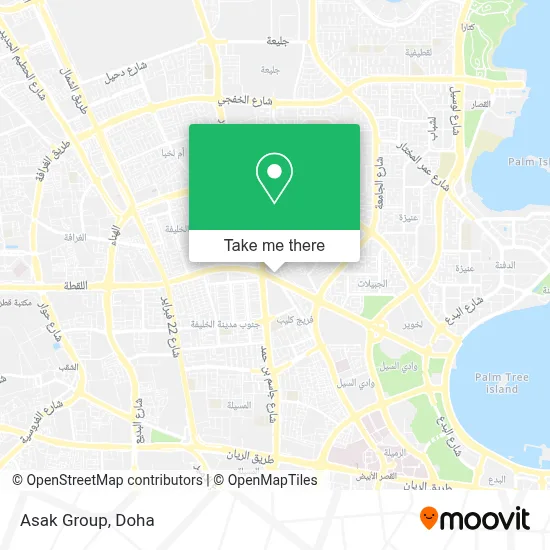 Asak Group map
