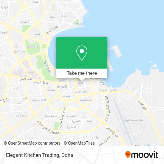 Elegant Kitchen Trading map