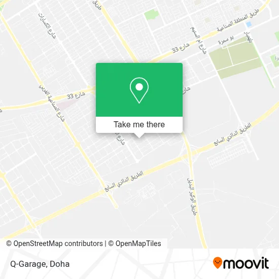 Q-Garage map