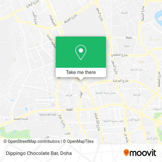 Dippingo Chocolate Bar map