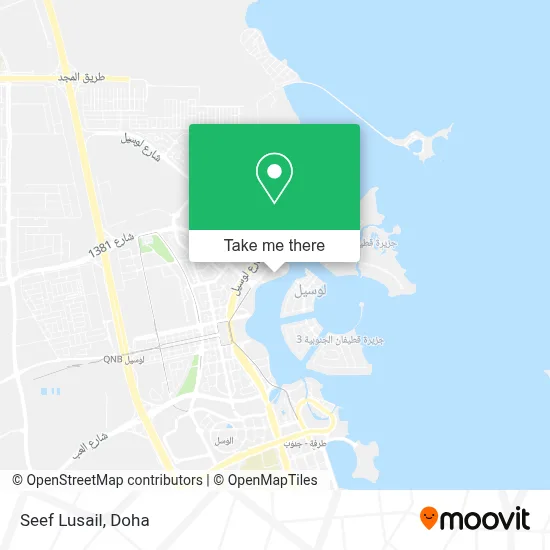Seef Lusail map