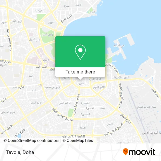 Tavola map
