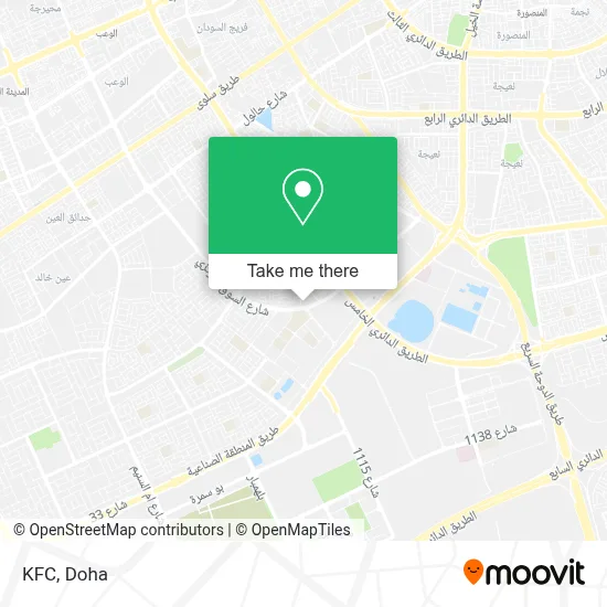 KFC map