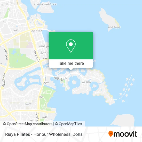 Riaya Pilates - Honour Wholeness map
