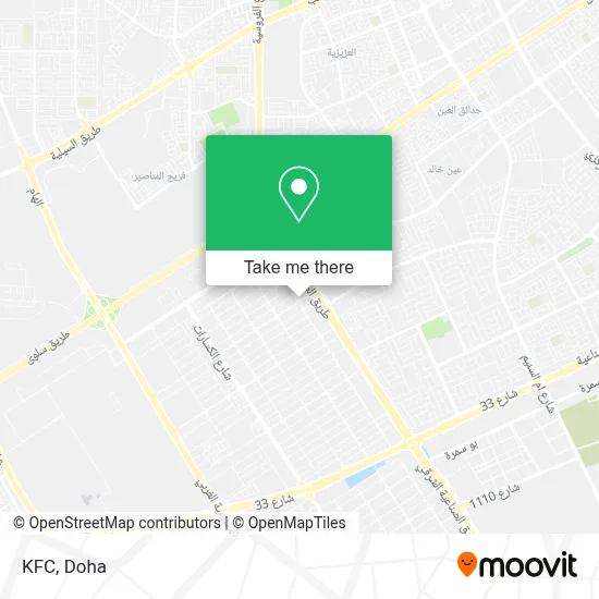 KFC map