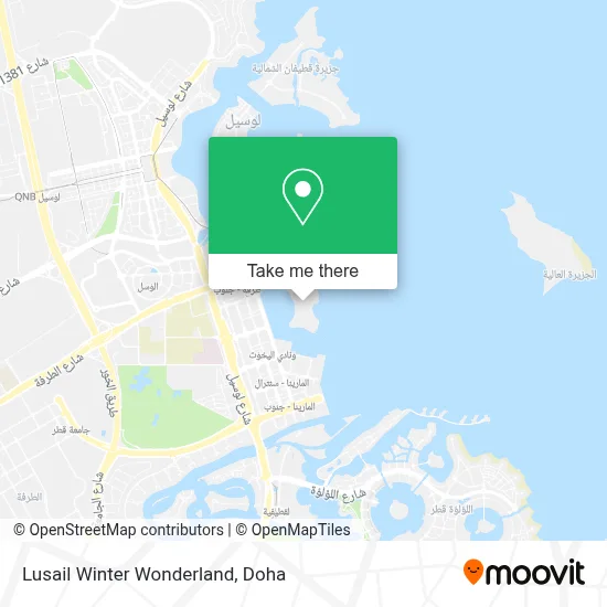 Lusail Winter Wonderland map