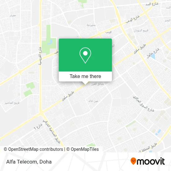 Alfa Telecom map