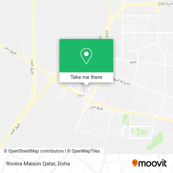 Rivièra Maison Qatar map
