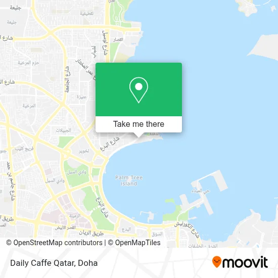 Daily Caffe Qatar map