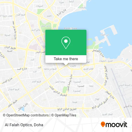 Al Falah Optics map