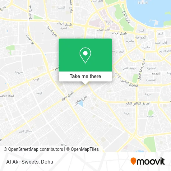 Al Akr Sweets map