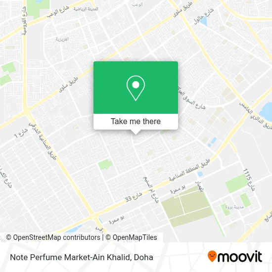 Note Perfume Market-Ain Khalid map