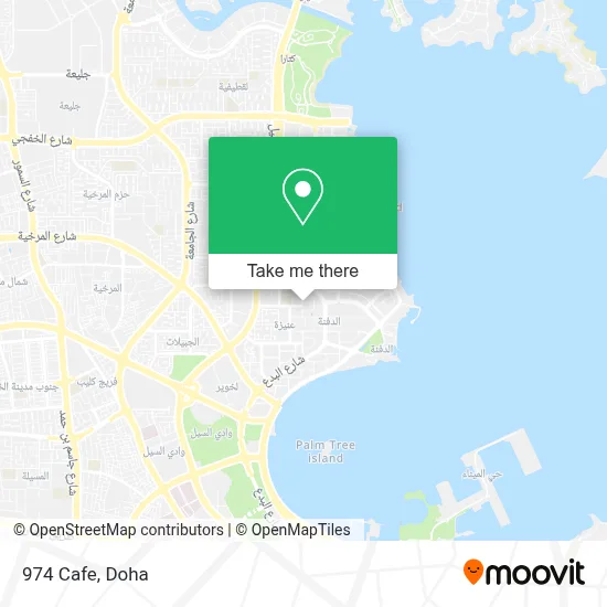 974 Cafe map
