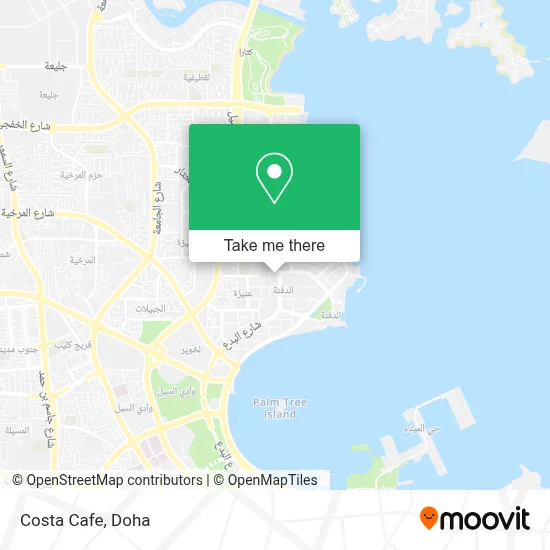 Costa Cafe map