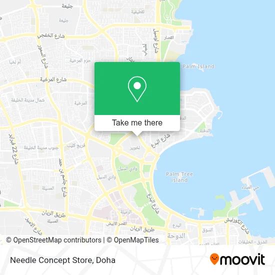 Needle Concept Store map