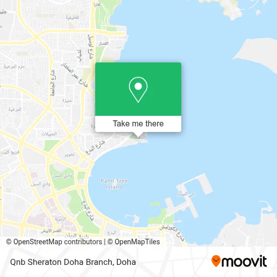 Qnb Sheraton Doha Branch map