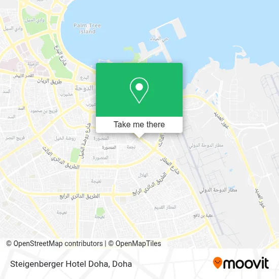 Steigenberger Hotel Doha map