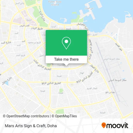Mars Arts Sign & Craft map