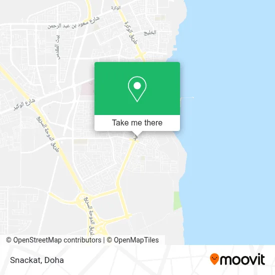 Snackat map